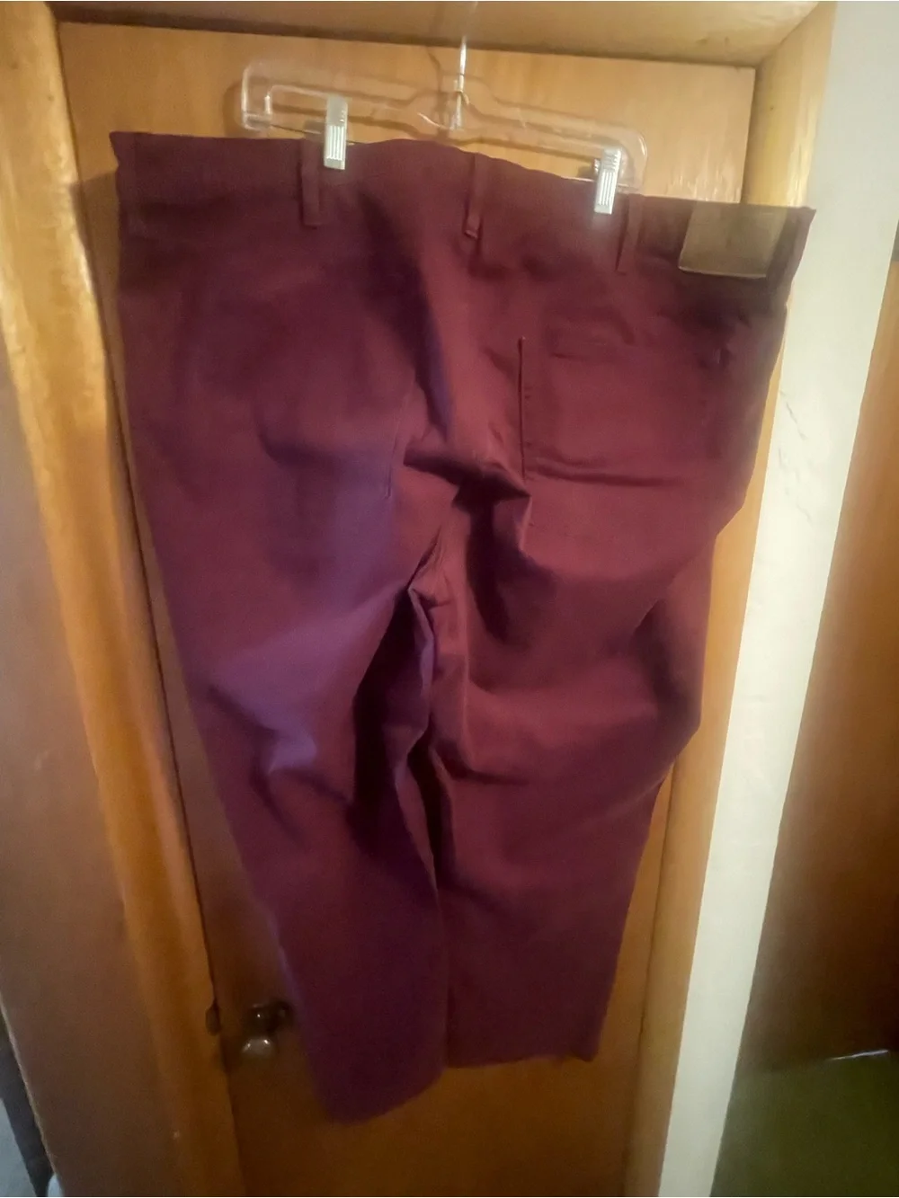 Polo Ralph Lauren Varick Slim Straight  Stretch Burgandy Jeans 46B/30